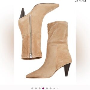 IRO | NEW! Lilia Suede Boots in Camel, size US 10/EU 41